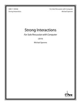 Strong Interactions Percussion with Computer Score/CD cover